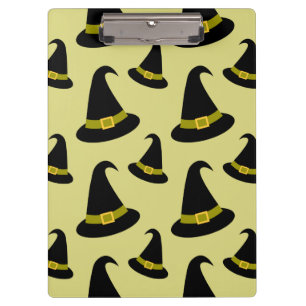 Halloween Witches Hat Pattern Clipboard
