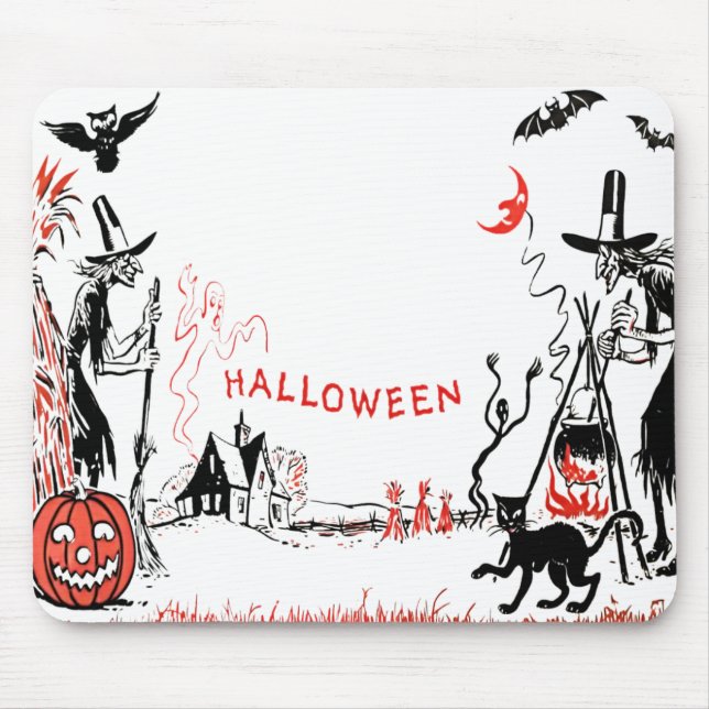 Halloween Witches Mousepad (Front)