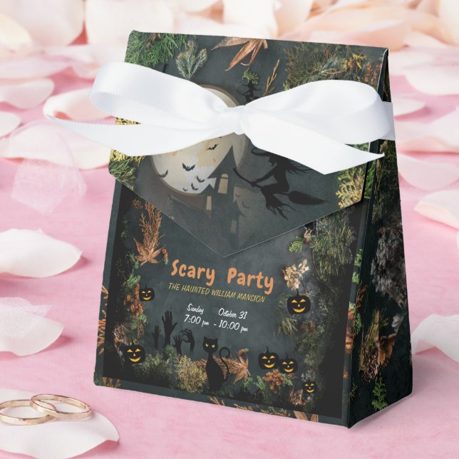 Halloween Witches Party Night  Planner Invitation Favour Box (Wedding)