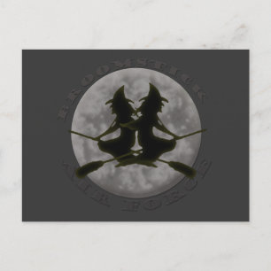Halloween Witches Postcard