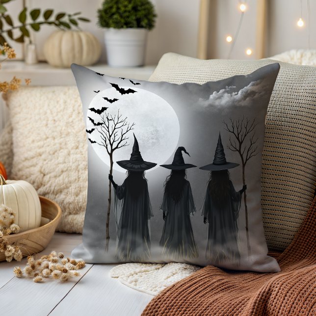 Halloween Witches Spooky Season Cushion (Creator Uploaded)