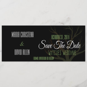Halloween Witches Wedding Save The Date