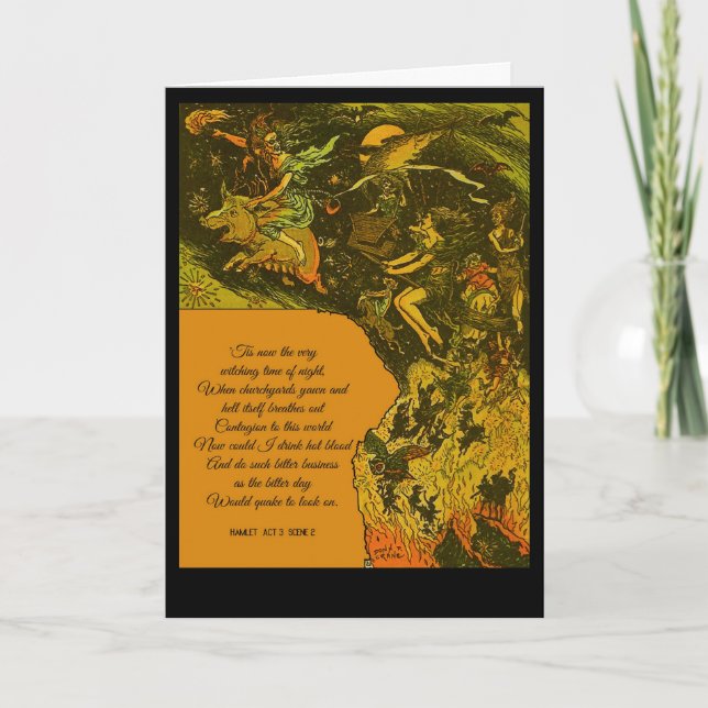 Halloween Witching Time Card (Front)