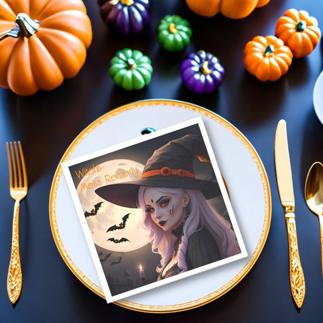 Halloween Witch's Mess Remedy Napkin (Creator Uploaded)