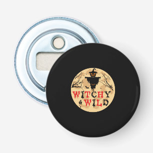 Halloween Witchy And Wild Birthday Bottle Opener