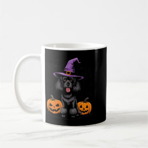 Halloween Witchy Black Standard Poodle Dog Spooky Coffee Mug