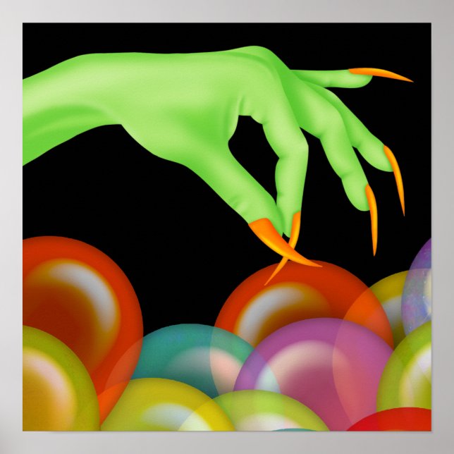 Halloween Witchy Nails - SRF Poster (Front)