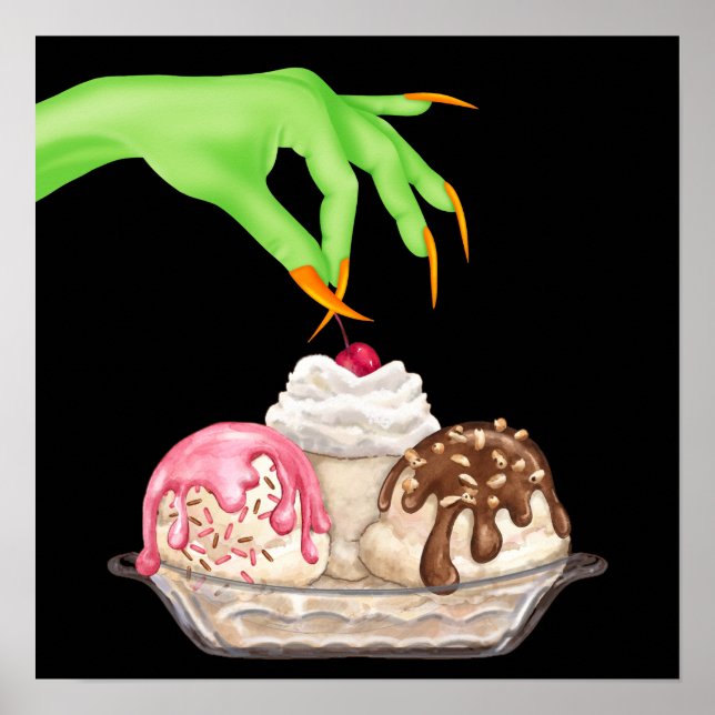 Halloween Witchy Nails - SRF Poster (Front)