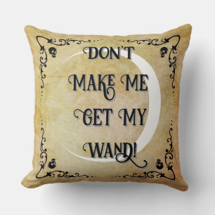 Halloween Witchy Quote Cushion