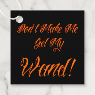 Halloween Witchy Quote Favour Tags