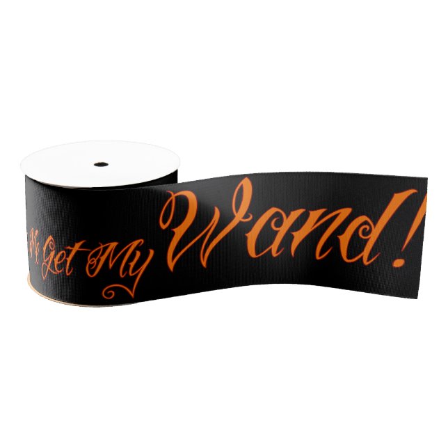 Halloween Witchy Quote Grosgrain Ribbon (Spool)