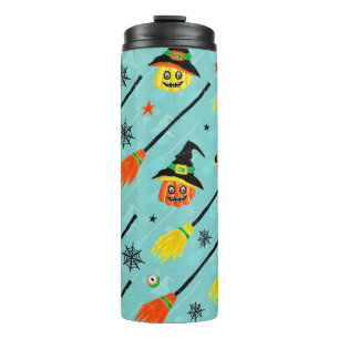 Halloween Witchy Seamless Theme Thermal Tumbler