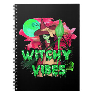 Halloween Witchy Vibes Notebook