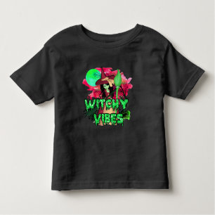 Halloween Witchy Vibes Toddler T-Shirt