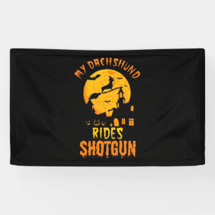Halloween With My Dachshund Banner