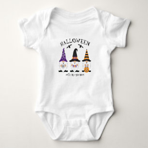 Halloween With My Gnomies Baby Bodysuit