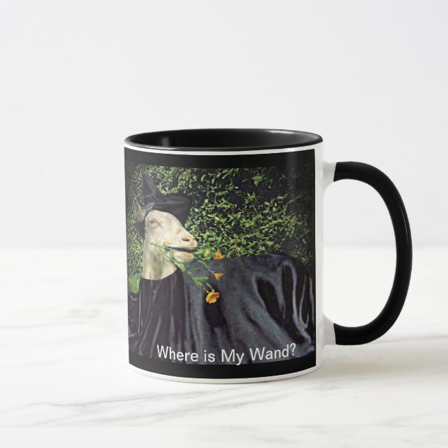 Halloween Wizard Goat Mug (Right)