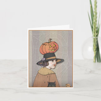 Halloween Woman Card