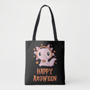 Halloween Women Girls Gaming Gaming Axolotl Kids Tote Bag
