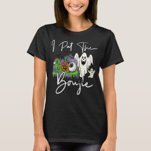 Halloween women I Put The Boo in Boujee T-Shirt