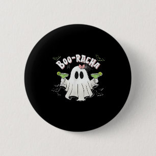 Halloween Women's Ghost Boo Racha Funny Margarita  6 Cm Round Badge