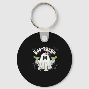 Halloween Women's Ghost Boo Racha Funny Margarita  Key Ring