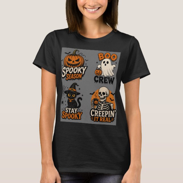 halloween womens tshirts (Front)