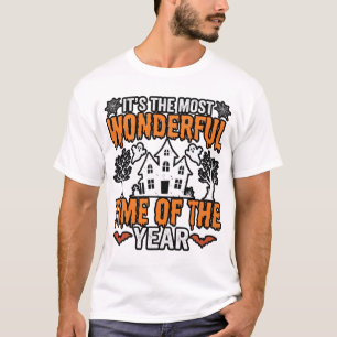 Halloween Wonderful Time Of Year Vintage Shirt Des