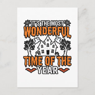 Halloween Wonderful Time Of Year Vintage Shirt Des Postcard