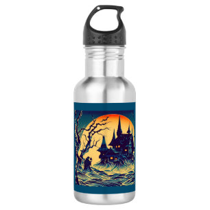 Halloween - Woodcut Style 6 532 Ml Water Bottle