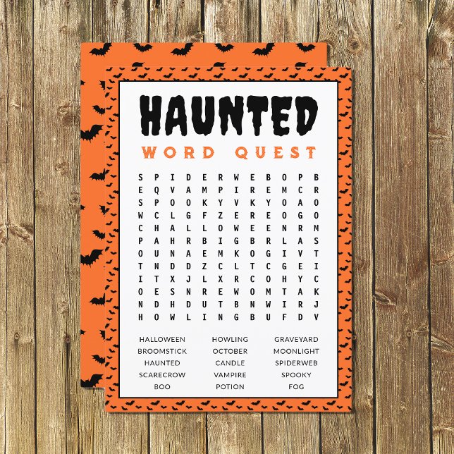 Halloween Word Search Game | Haunted Word Games (Creator Uploaded)