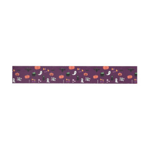 Halloween Wraparound Address Label
