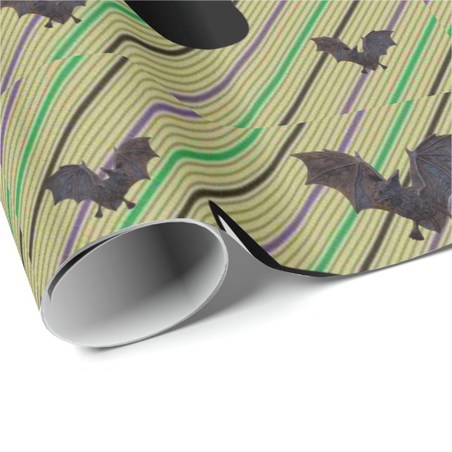 Halloween  Wrapping Paper, Black Cat Wrapping Paper (Roll Corner)