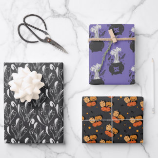 Halloween Wrapping Paper Bundle