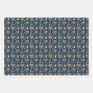 Halloween Wrapping Paper Flat Sheet Set of 3