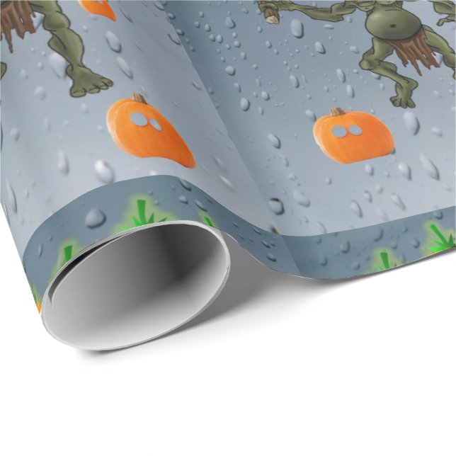 Halloween  Wrapping Paper, Goblin Wrapping Paper (Roll Corner)