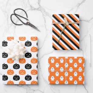 Halloween Wrapping Paper Sheet
