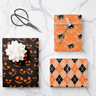 Halloween Wrapping Paper Sheet