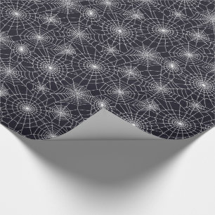 Halloween Wrapping Paper-Spider Webs Paper