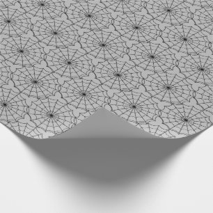Halloween Wrapping Paper-Spider Webs Paper