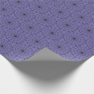 Halloween Wrapping Paper-Spider Webs Paper