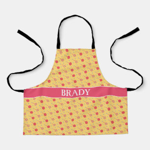 Halloween Yellow Orange Minimal Pattern Apron