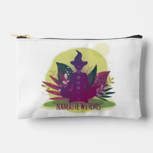 Halloween Yoga Namaste Witches Accessory Pouch