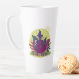 Halloween Yoga Namaste Witches Latte Mug