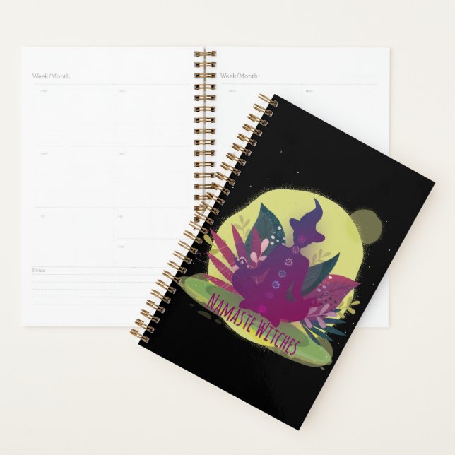 Halloween Yoga Namaste Witches Planner (Display)