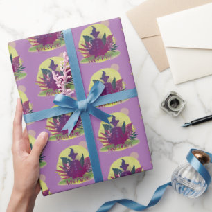 Halloween Yoga Namaste Witches Wrapping Paper