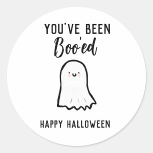 Halloween Youve Been Boo ed  Classic Round Sticker