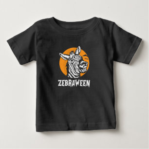 Halloween Zebra Baby T-Shirt
