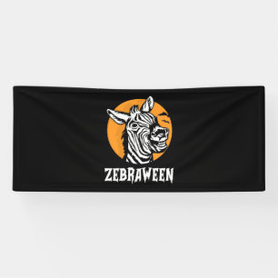 Halloween Zebra Banner