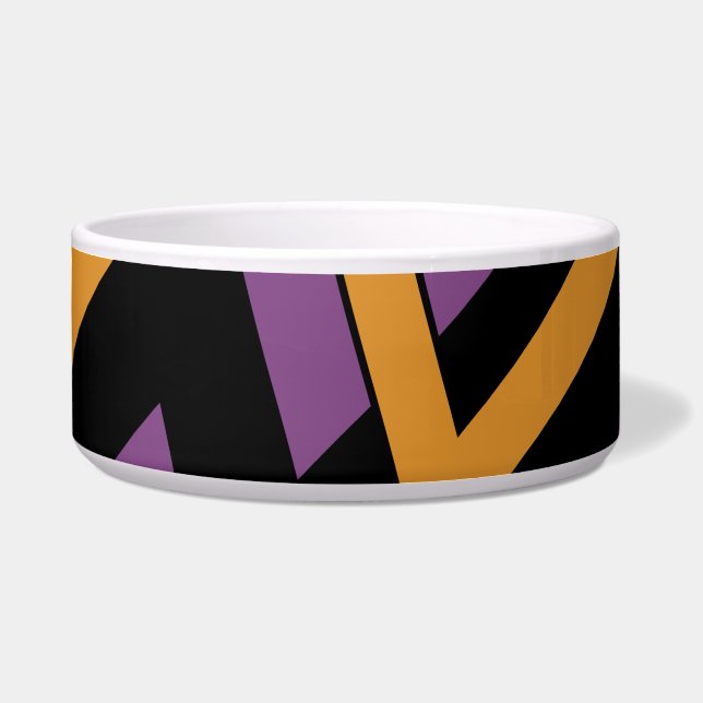 Halloween Zig Zags Orange Purple (Front)
